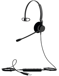 Image of Jabra Biz 2300 Mono Wired Headset with controller