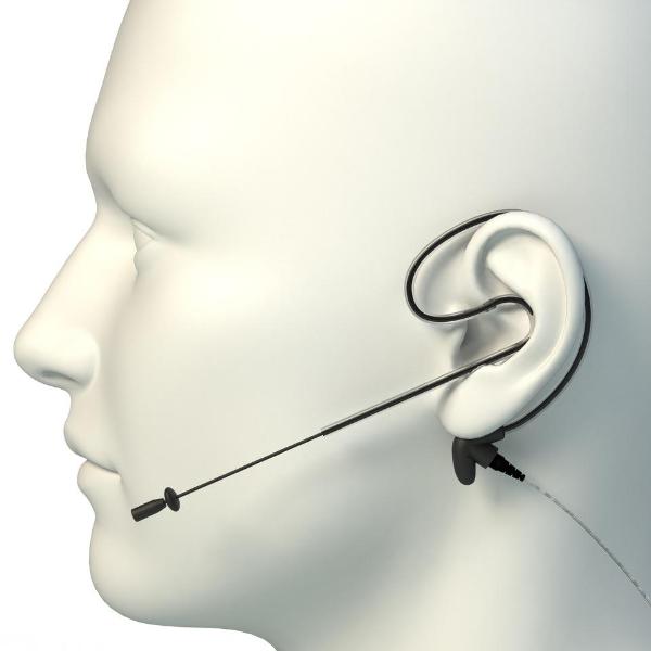 SpeechWare FlexyMike Single Ear Cardioid Microphone - 2nd Generation