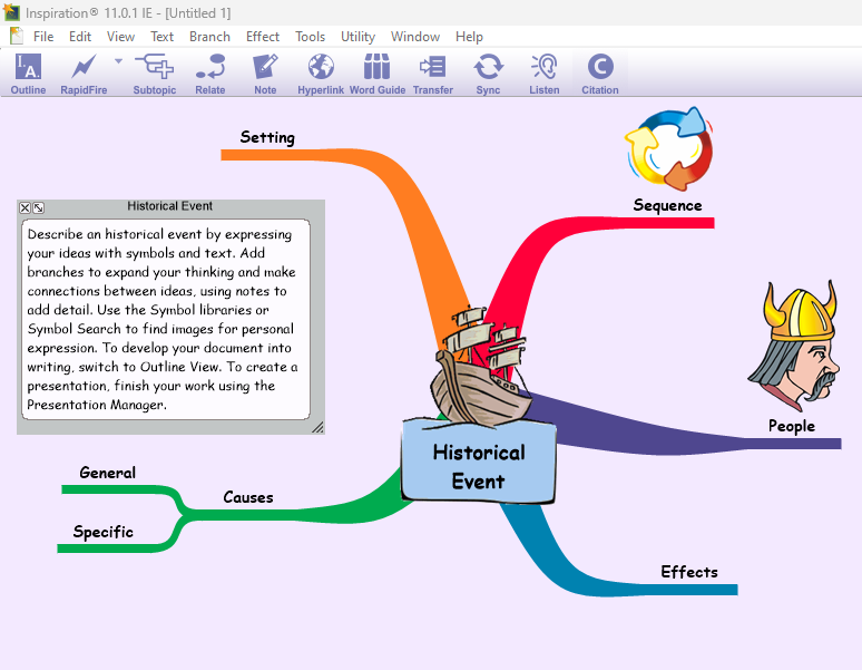 Inspiration v11 Perpetual License for Windows with Dragon Voice Command Pack