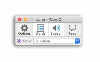 WordQ 5 Pro anglais pour Mac - Abonnement annuel