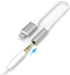 Image 3 of 6: 3.5 mm Headphone to iphone Lightning Adapter