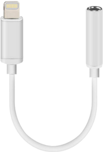 Image 1 of 6: 3.5 mm Headphone to iphone Lightning Adapter