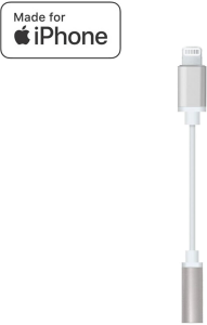 Image 2 of 5: 3.5 mm Headphone to iphone Lightning Adapter