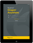 Image of Dragon Anywhere on iPad