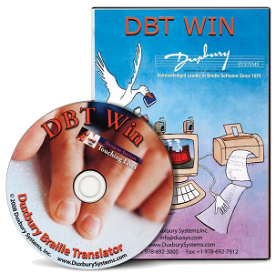Image of Duxbury Braille Translator for Windows CD and packaging