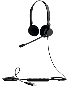 Image of Jabra Biz 2300 Stereo Wired Headset with controller 