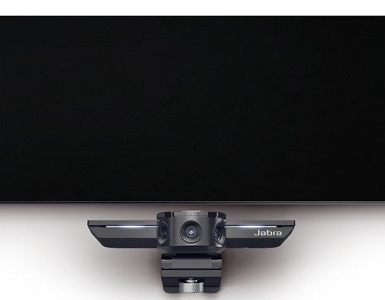 Image of Jabra Panacast Panoramic Video Conferencing Mounted with Monitor