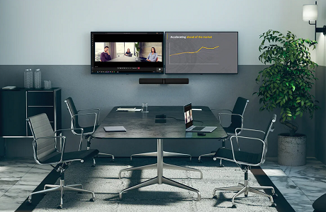 Image of Jabra Panacast 50 Panoramic Intelligent Video Bar with Audio - meeting room setup