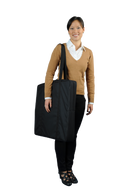 Image of a women carrying the Tote bag for Omnipanel