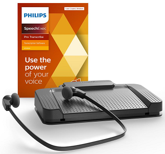 Image of Philips SpeechExec Pro Transcription Set with SpeechExec Pro Transcribe Software