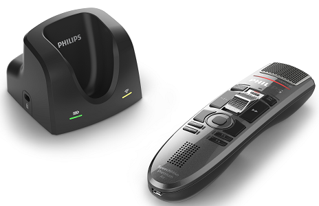 Image of Philips SpeechMike Premium Air Wireless Dictation Microphone with Dock