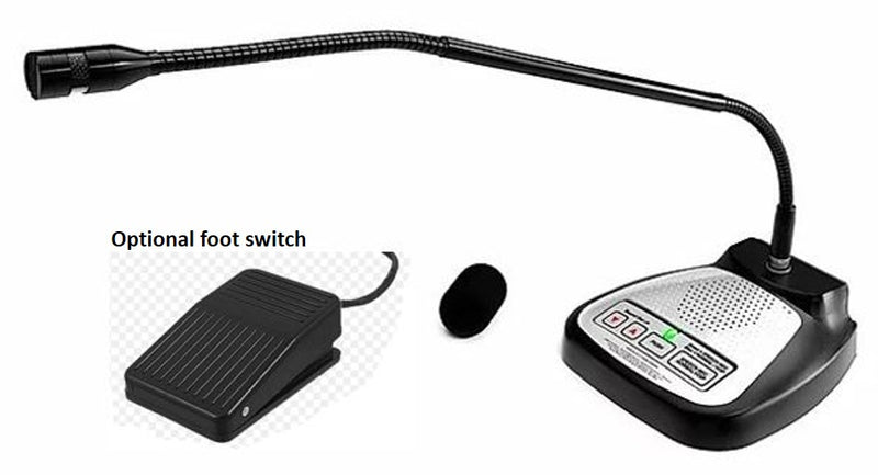 SpeechWare 6-in-1 TableMike USB Desktop Microphone - Optional Foot Switch