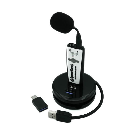 SpeechWare TravelMike 3rd Generation USB Microphone with Base