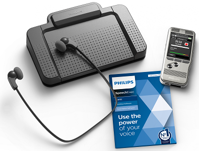 Image of Philips Pocket Memo 6700 Transcription Set with SpeechExec Software