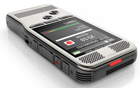 Image of Philips Pocket Memo 6000 with SpeechExec Software